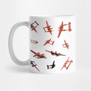 P38 Lightning Aircraft Mug